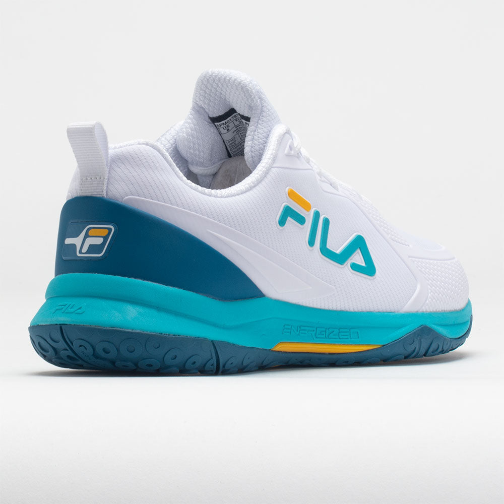 Fila Volley Burst Women's White/Scuba Blue/Gold Fusion