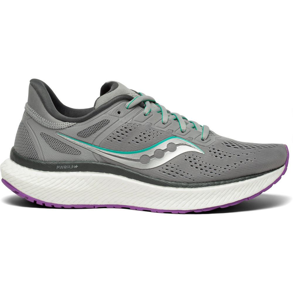 Women's Saucony Hurricane 23, Fog/Ultraviolet, 8 B Medium