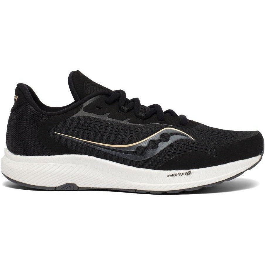 Women's Saucony Freedom 4, Black/Sunset, 7.5 B Medium