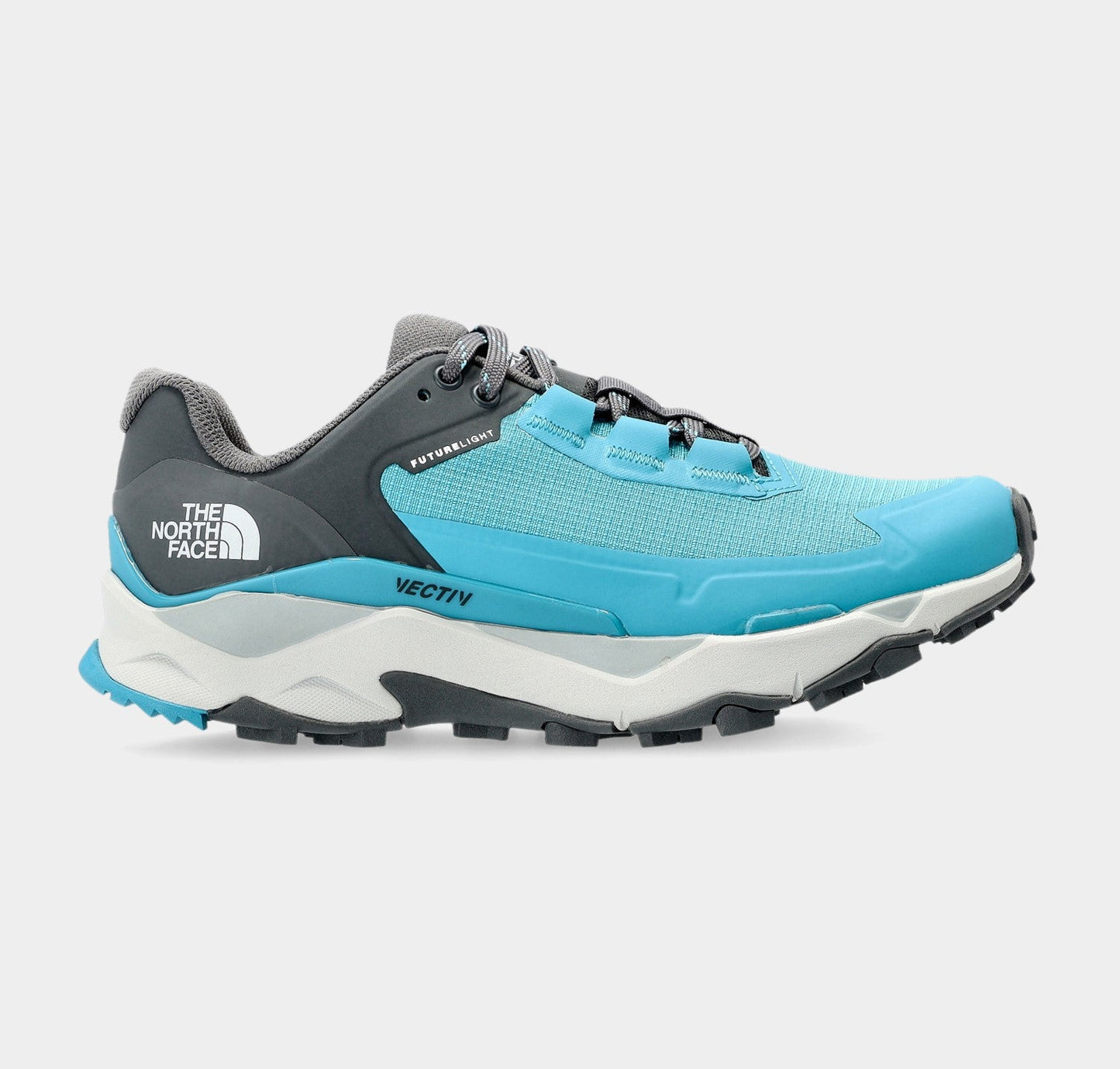 Women's The North Face Vectiv Exploris Futurelight, Maui Blue/Zinc Grey, 9.5 B Medium