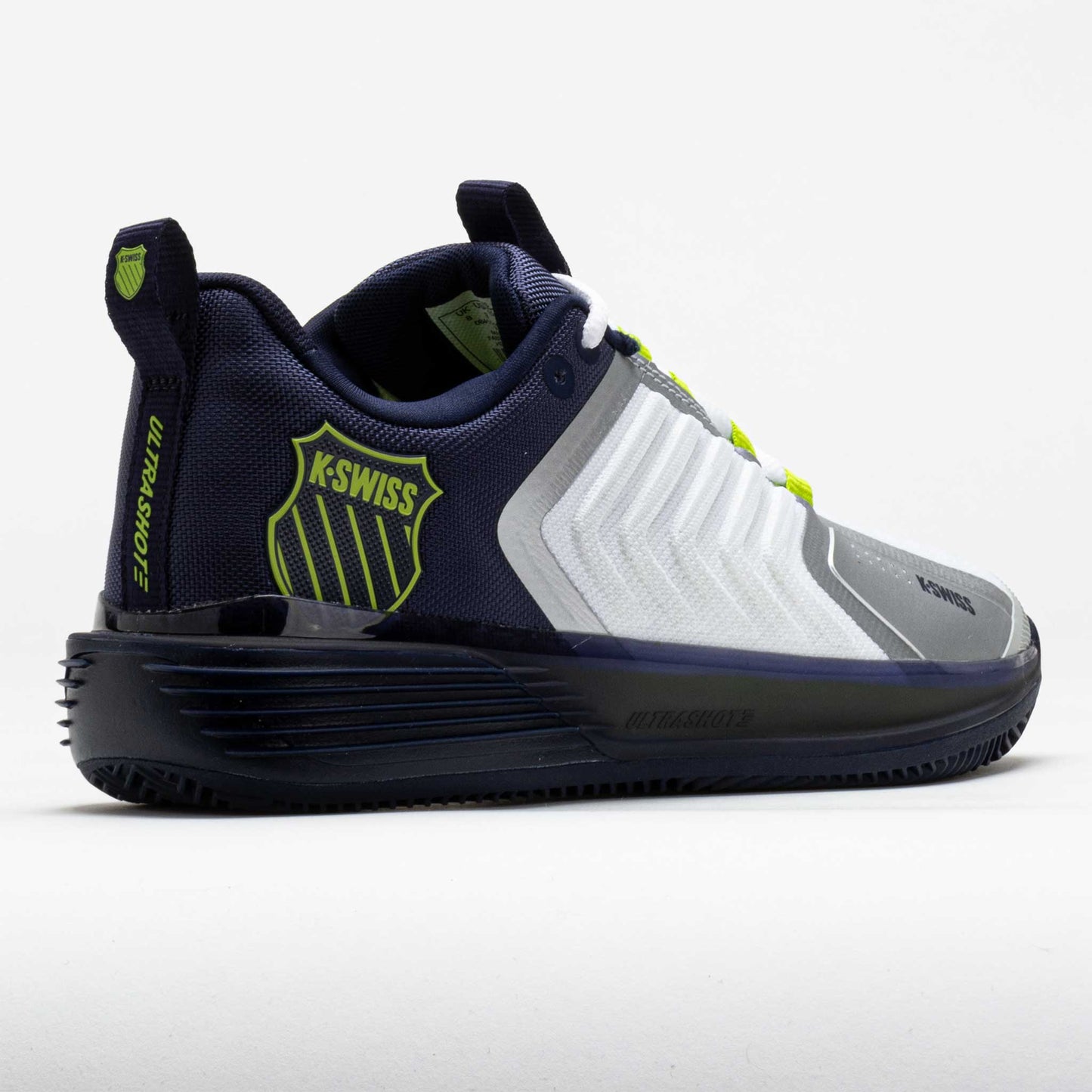 K-Swiss Ultrashot 3 Clay Men's White/Peacoat/Lime Green