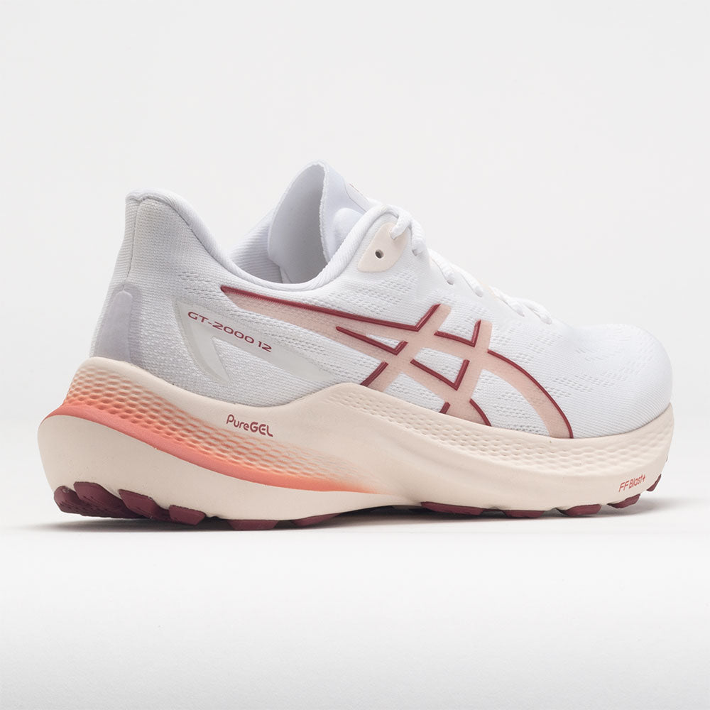 ASICS GT-2000 12 Women's White/Light Garnet