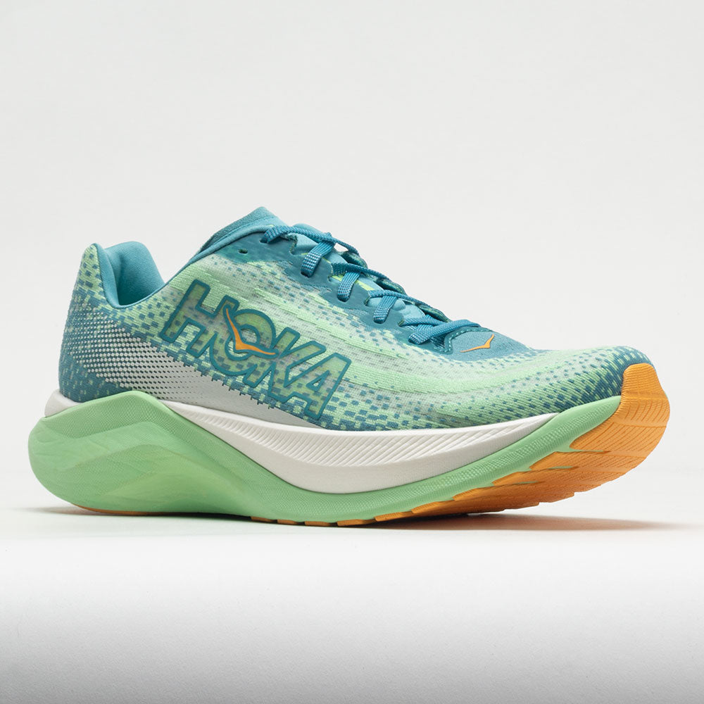 HOKA Mach X Men's  Ocean Mist/Lime Glow