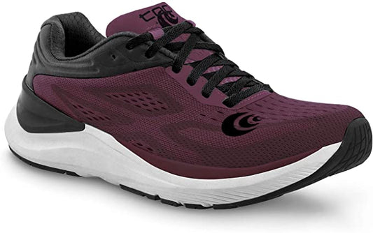 Women's Topo Athletic Ultrafly 3, Wine/Black, 10.5 B Medium