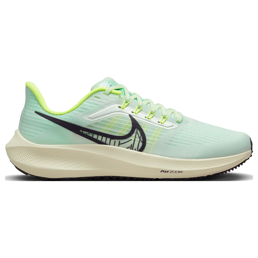 Women's Nike Air Zoom Pegasus 39, Barely Green/Cave Purple, 11 B Medium