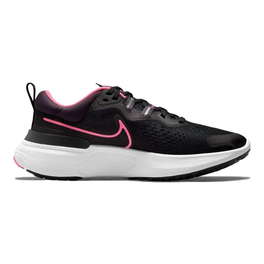 Women's Nike React Miler 2, Black/Hyper Pink-Cave Purple, 8 B Medium