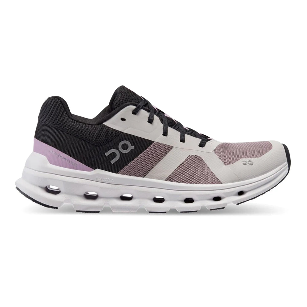 Women's On Cloudrunner, Heron/Black, 9.5 B Medium