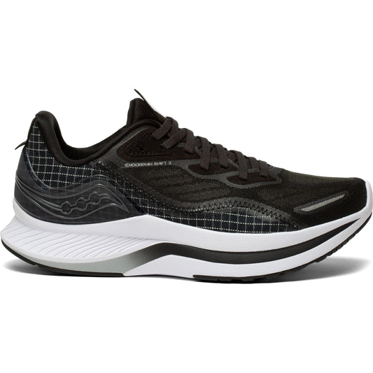 Women's Saucony Endorphin Shift 2, Black/White, 10.5 B Medium