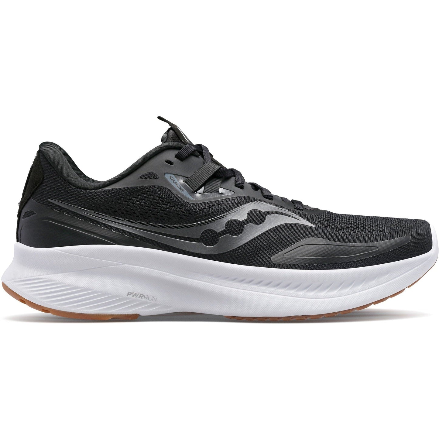 Women's Saucony Guide 15, BLACK/GUM, 8 B Medium
