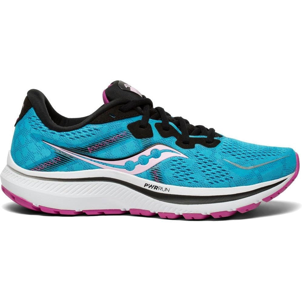Women's Saucony Omni 20, Blue Blaze/Razzle, 9.5 B Medium