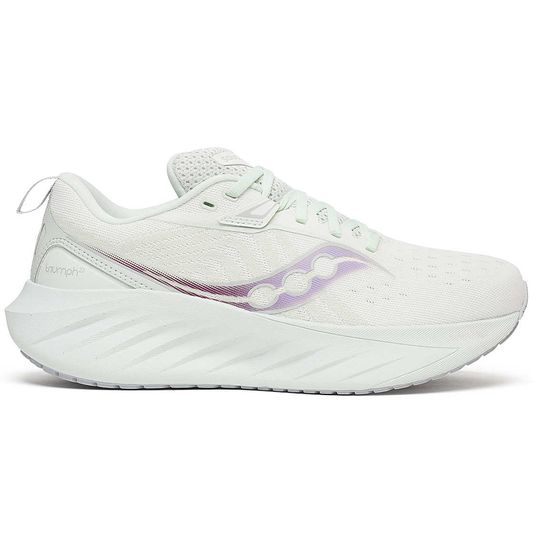 Women's Saucony Triumph 22, White/Foam, 7 B Medium
