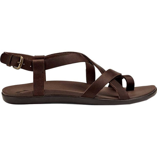 Women's Olukai Upena, Kona Coffee, 6 B Medium