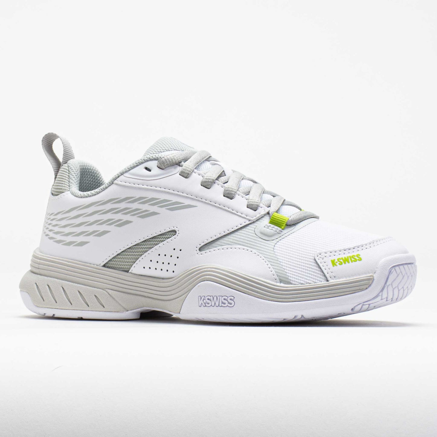 K-Swiss Speedex Women's  White/Gray Violet/Lime Green