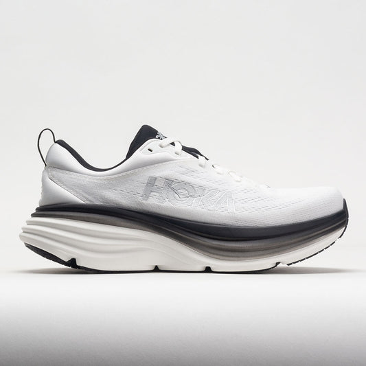 HOKA Bondi 8 Men's  White/Black
