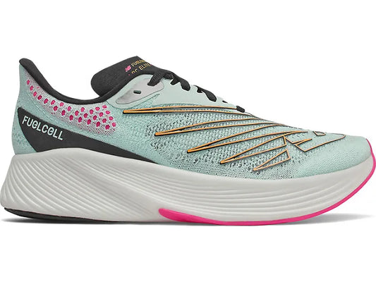 Women's New Balance FuelCell RC Elite v2, Pale Blue Chill/Deep Violet, 6.5 B Medium